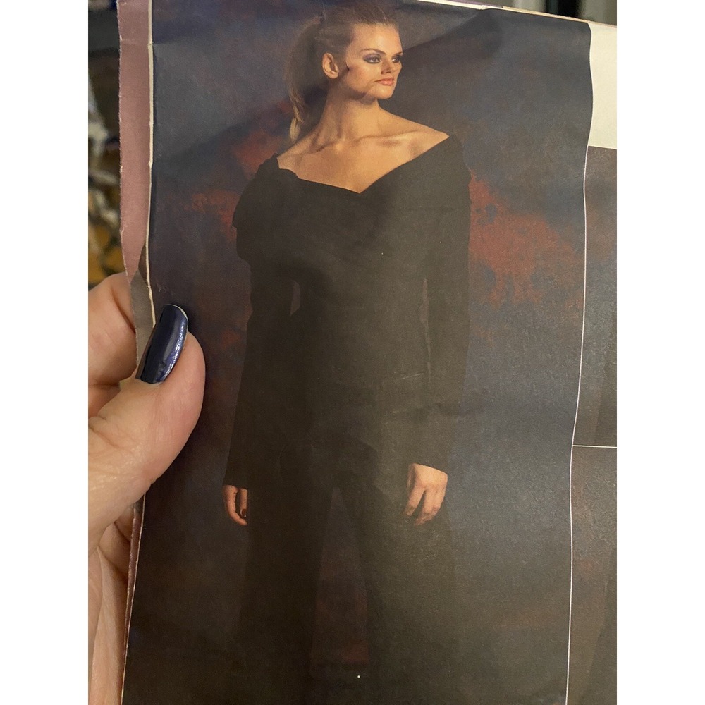 Vogue 2920 Sewing Pattern Donna Karan Formal Pant Suit Size 4-8 Uncut 2006